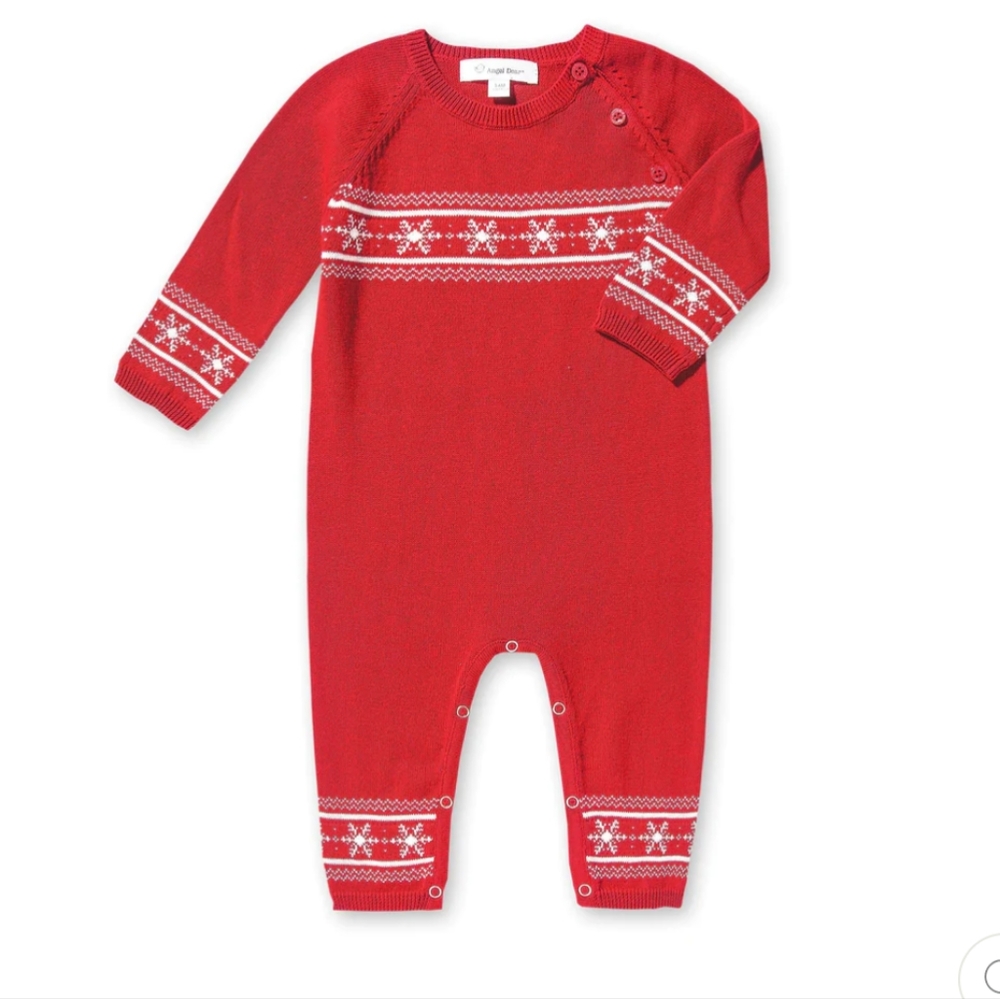 NWT Angel Dear Christmas One Piece Romper